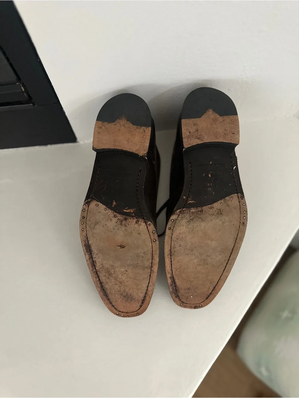 JOHN VARVATOS Men’s Leather Chukka Boots Brown Size 11